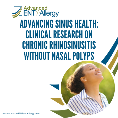 Clinical Trial for Chronic Rhinosinusitis Without Nasal Polyps