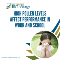 High pollen levels affect performance in work and school